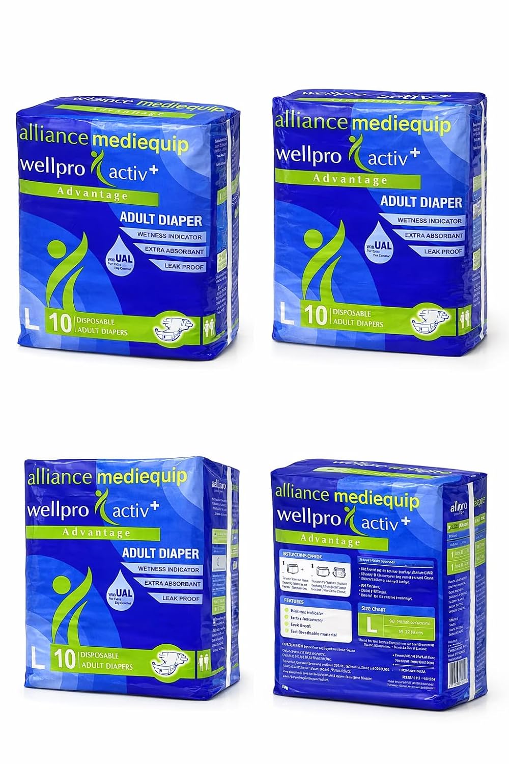 Wellpro Activ adult diapers